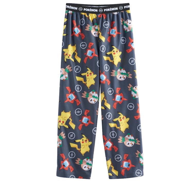 Boys 4-16 Pokemon Moon And Sun Lounge Pants, Size: 6-8, Multicolor