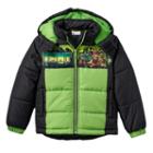 Boys 4-7 Teenage Mutant Ninja Turtles Hooded Puffer Jacket, Boy's, Size: 6, Green