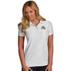 Women's Antigua Denver Nuggets Illusion Polo, Size: Small, White