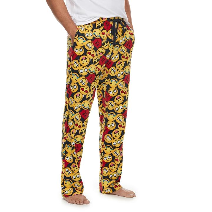 Men's Croft & Barrow&reg; Microfleece Lounge Pants, Size: Small, Dark Blue