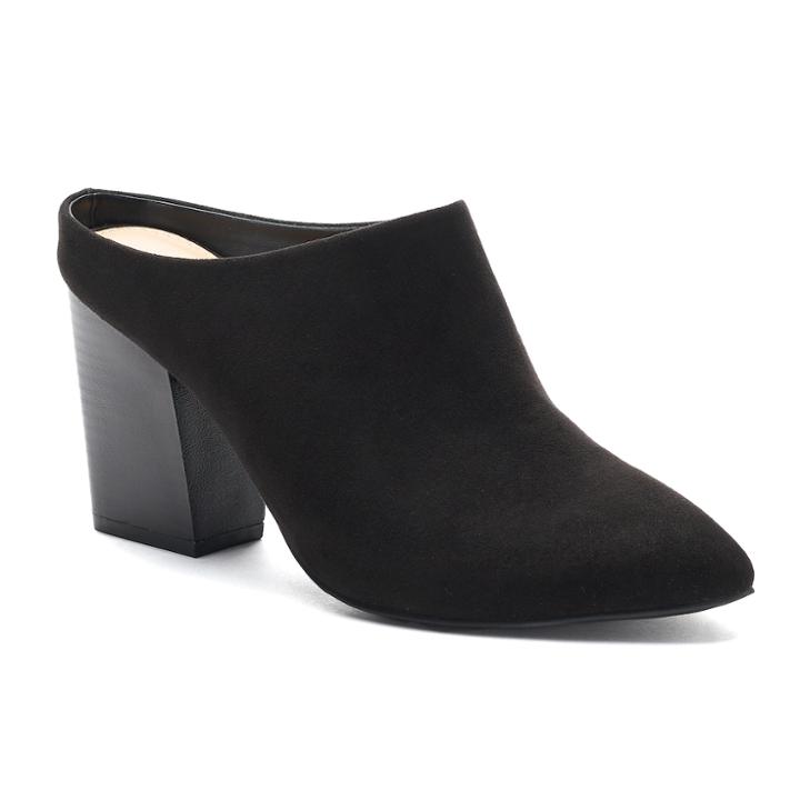 Apt. 9&reg; Valued Women's Mules, Size: 7.5, Black