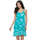 Juniors' So&reg; Racerback Swing Dress, Teens, Size: Xs, Med Blue