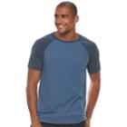 Men's Sonoma Goods For Life&trade; Double-knit Raglan Tee, Size: Xl, Blue