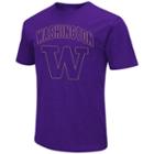 Men's Campus Heritage Washington Huskies Logo Tee, Size: Xl, Drk Purple