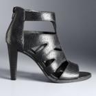 Simply Vera Vera Wang Dragon Women's High Heel Sandals, Size: 7.5, Black