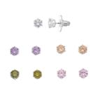 Apt. 9&reg; Cubic Zirconia Round Stud Earring Set, Women's, Multicolor