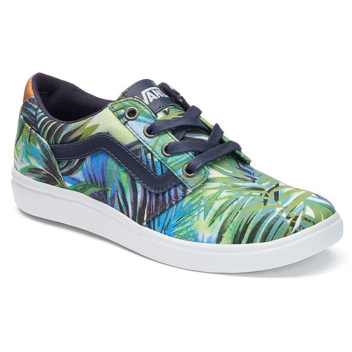 Vans Chapman Lite Palm Print Women's Skate Shoes, Size: Medium (8.5), Black