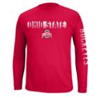 Men's Ohio State Buckeyes Callout Tee, Size: Small, Brt Red