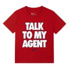 Boys 4-7 Nike Talk To My Agent Tee, Boy's, Size: 4, Brt Red