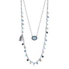 Simply Vera Vera Wang Blue Drusy Double Strand Necklace, Women's