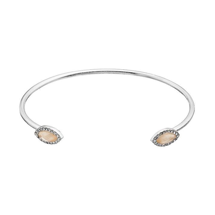 Lc Lauren Conrad Pink Marquise Cuff Bracelet, Women's