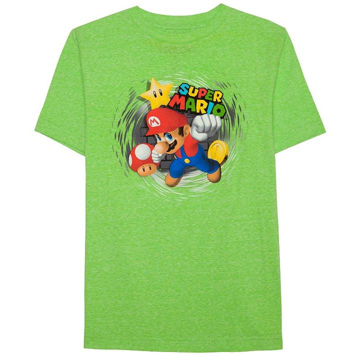 Boys 8-20 Super Mario Bros. Punch Tee, Size: Medium, Ovrfl Oth