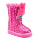 Dreamworks Trolls Poppy Toddlers' Plush Boots, Girl's, Size: 8 T, Pink
