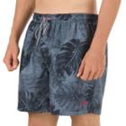 Men's Speedo Solo Voyage Tropical Vaporplus Microfiber Swim Shorts, Size: Medium, Black