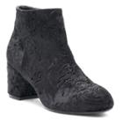 So&reg; Magazine Women's Velvet Ankle Boots, Size: Medium (6.5), Oxford