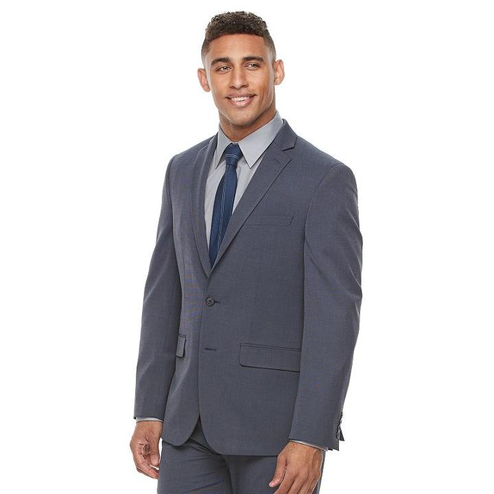 Men's Van Heusen Flex Slim-fit Suit Jacket, Size: 46 - Regular, Brt Blue