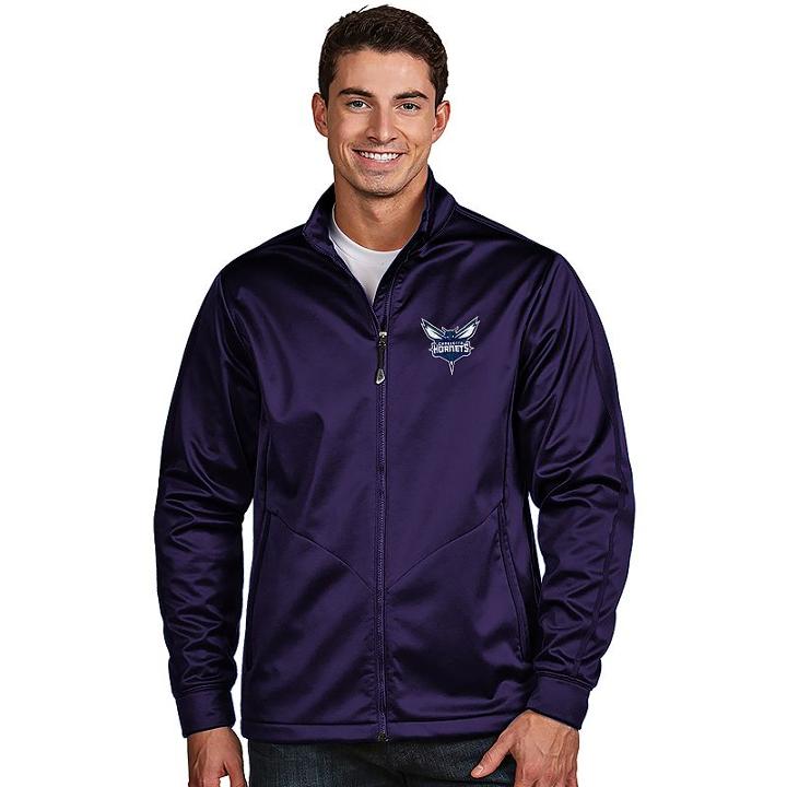 Men's Antigua Charlotte Hornets Golf Jacket, Size: Xl, Drk Purple