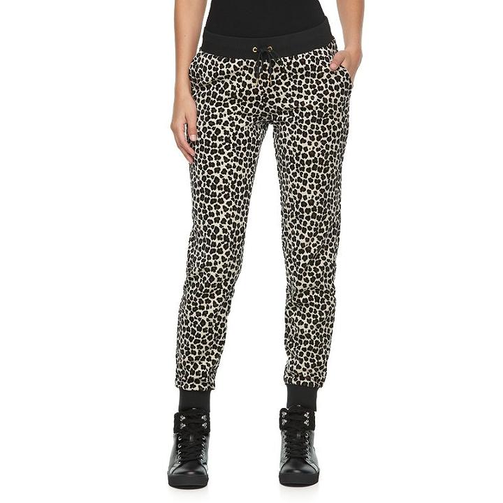 Women's Juicy Couture Solid Velour Jogger Pants, Size: Small, Med Beige