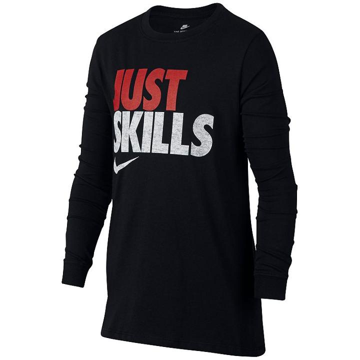 Boys 8-20 Nike Just Skills Tee, Size: Small, Grey (charcoal)