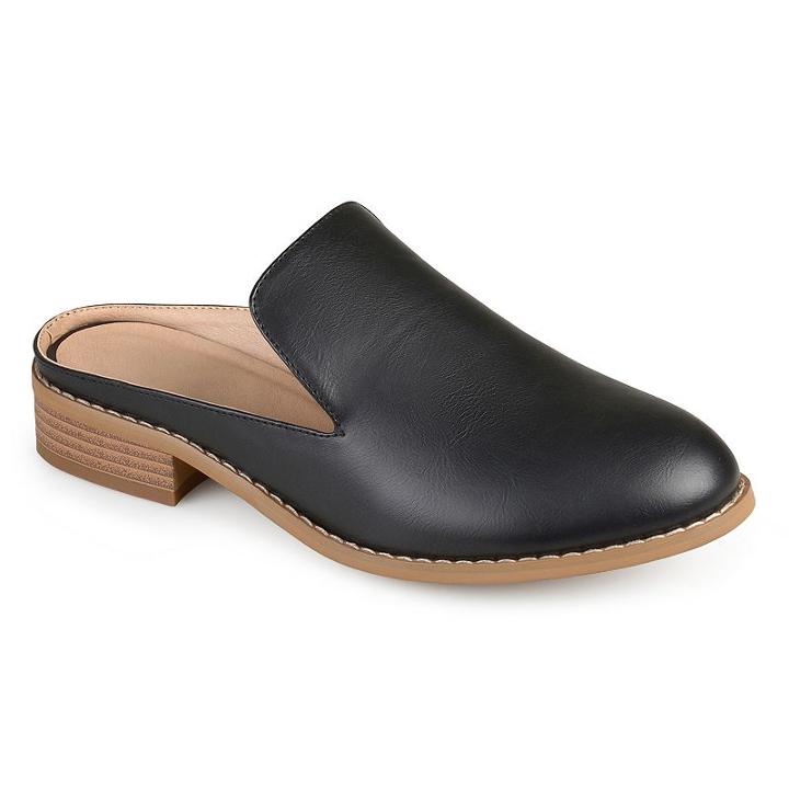 Journee Collection Charly Women's Mules, Size: 6.5, Black