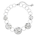 Dana Buchman Circle Link Necklace, Women's, Silver
