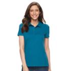 Croft & Barrow&reg; Classic Solid Polo, Size: Medium, Blue
