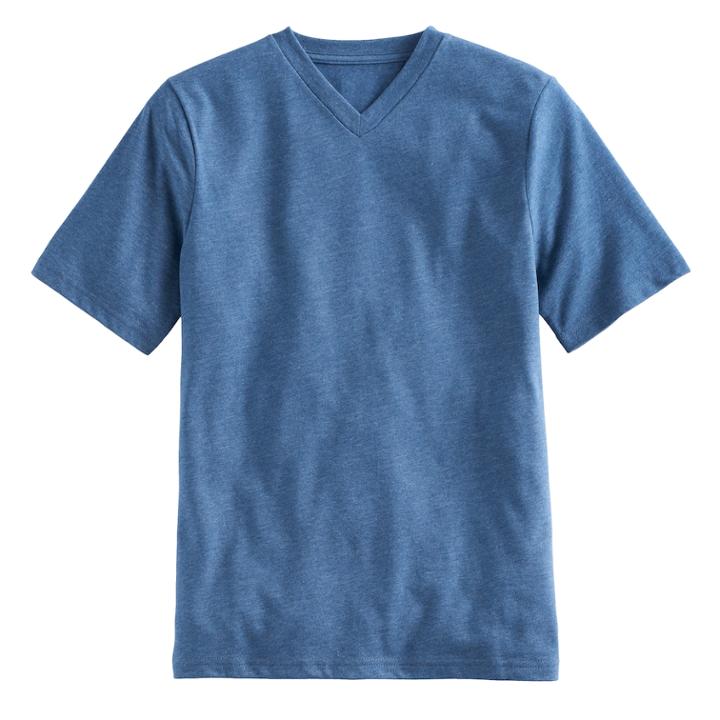 Boys 8-20 Urban Pipeline&reg; Ultimate Solid V-neck Tee, Size: Small, Blue