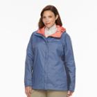 Plus Size Columbia Grey Skies Waterproof Jacket, Women's, Size: 2xl, Drk Purple