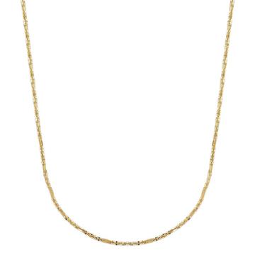 Everlasting Gold 14k Gold Sparkle Chain Necklace, Women's, Size: 24
