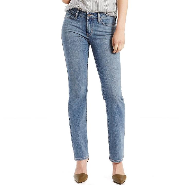Women's Levi's 714 Slim Straight Leg Jeans, Size: 00/24 Avg, Med Blue