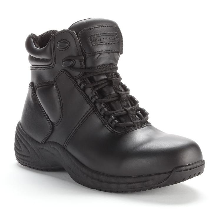 Grabbers Fastener Sport 6-in. Slip-resistant Work Boots - Women, Women's, Size: 10.5 Wide, Black