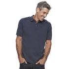 Men's Croft & Barrow&reg; Classic-fit Outdoor Slubbed Performance Polo, Size: Xxl, Dark Blue