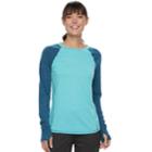 Women's Tek Gear&reg; Raglan Long Sleeve Tee, Size: Xl, Turquoise/blue (turq/aqua)