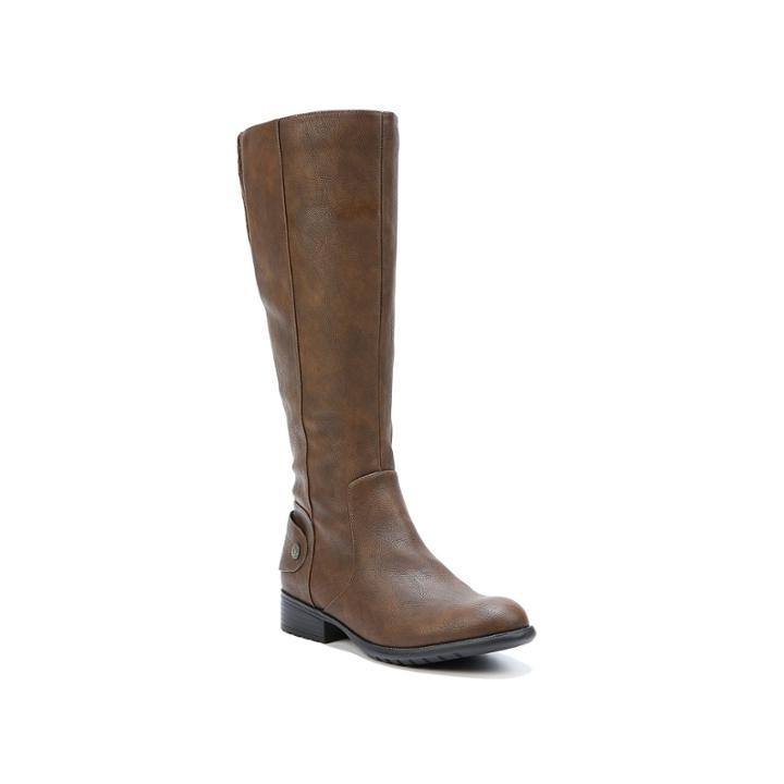 Lifestride Xandy Women's Riding Boots, Size: 8 Wide, Brown