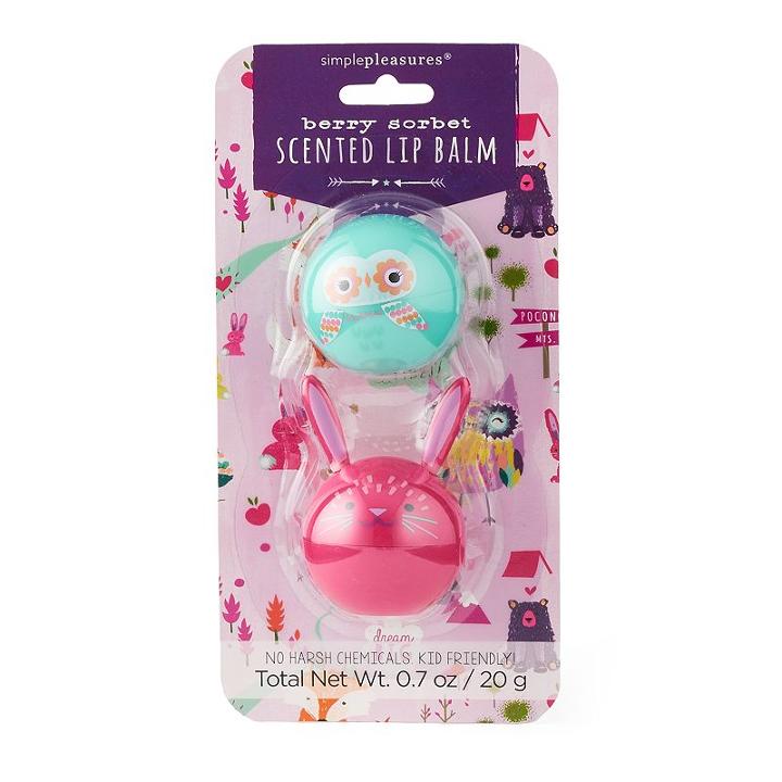 Simple Pleasures 2-pk. Berry Sorbet Lip Balm Pods, Ovrfl Oth
