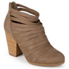 Journee Collection Selena Women's Ankle Boots, Size: Medium (9), Med Beige