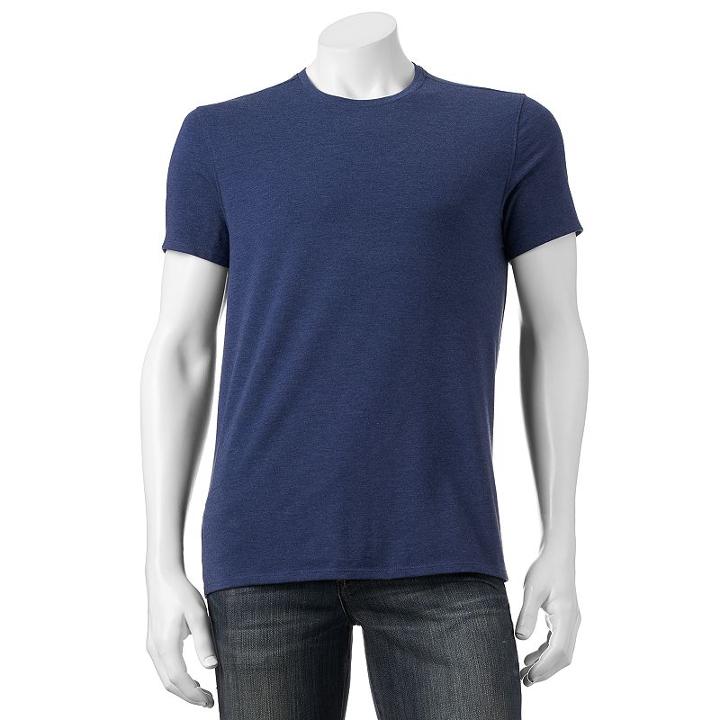 Big & Tall Apt. 9&reg; Crewneck Tee, Men's, Size: Xxl Tall, Dark Blue