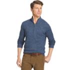 Big & Tall Izod Classic-fit Marled Quarter-zip Sweater, Men's, Size: 2xb, Blue Other