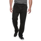 Big & Tall Tek Gear&reg; Performance Fleece Open-bottom Pants, Men's, Size: 3xb, Black