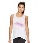 Women's Gaiam Harmony Graphic-print Yoga Tank, Size: Large, Grey (charcoal)