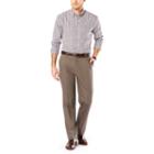Men's Dockers&reg; Classic Fit Signature Stretch Khaki Pants - D3, Size: 34x30, Med Brown