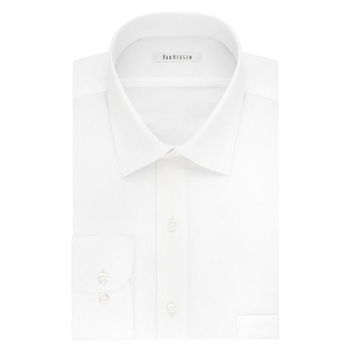 Men's Van Heusen Extreme Color Endurance Regular-fit Dress Shirt, Size: 2x-36/37, White