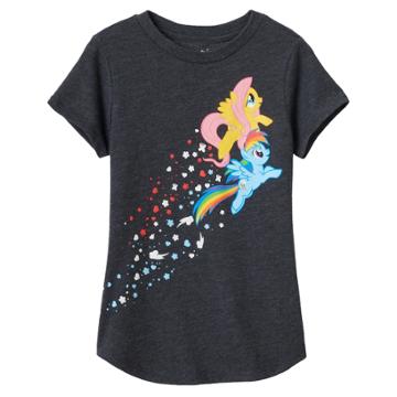 Girls 4-10 Jumping Beans&reg; My Little Pony Rainbow Dash & Applejack Graphic Tee, Size: 6x, Orange Oth