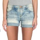 Women's Rock & Republic&reg; Acid-wash Jean Shorts, Size: 6, Light Blue