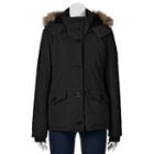 Women's Hemisphere Hooded Storm Coat, Size: Large, Black