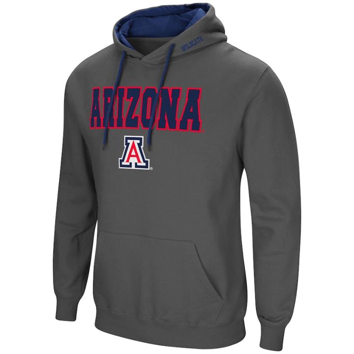 Men's Arizona Wildcats Pullover Fleece Hoodie, Size: Xxl, Oxford