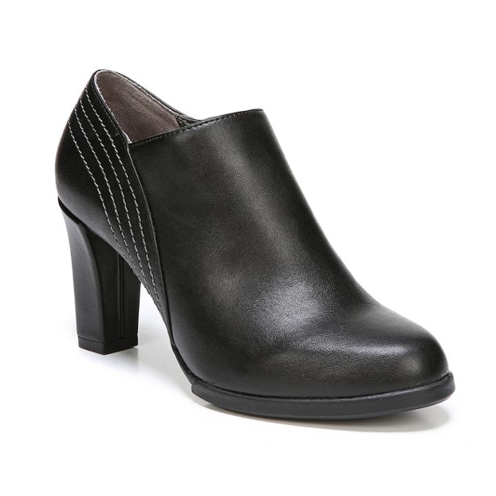 Lifestride Levee Women's Ankle Boots, Size: 8 Wide, Black