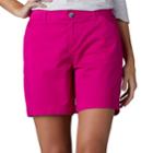 Women's Lee Tailored Chino Short, Size: 6 Avg/reg, Dark Pink
