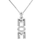 Stella Grace Diamond Accent Sterling Silver Mom Infinity Pendant Necklace, Women's, Size: 18, White