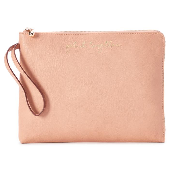 Lc Lauren Conrad Wired Wristlet, Women's, Beig/green (beig/khaki)